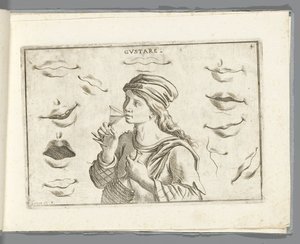 Chuť Gustare (titul na objektu) od Giuseppe Maria Mitelli