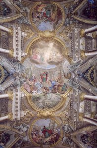 Skutky svatého Pavla v Areopagu, Bologna, Itálie (foto) od Giuseppe Maria and Antonio Rolli