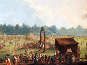 Oslava v Cascine na počest Ferdinanda III., Hry na louce Velkého Dubu