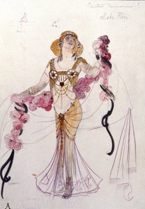 Kostým Mata Hari navrhl Giuseppe Palanti (1881-1946) v roce 1912 pro ples „“ Bacchus (Bacchus) a Gambrinus ““. Muzeum divadla Scala v Miláně.
