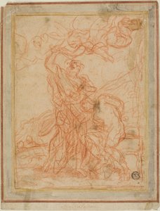 Abrahamova oběť (recto a verso) od Giuseppe Passeri