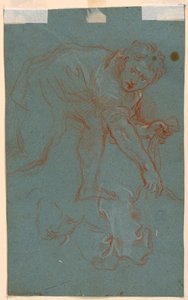 Kresba, Dvě studie muže, konec 18. století od Giuseppe Passeri