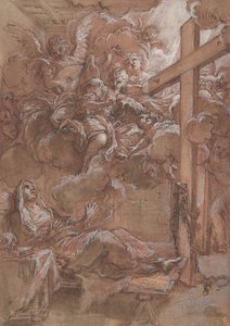 Extacy blahoslavené Giacinta Marescotti, ca. 1675-1714.