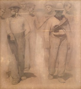 Karikatura pro čtvrtý stát od Giuseppe Pellizza da Volpedo