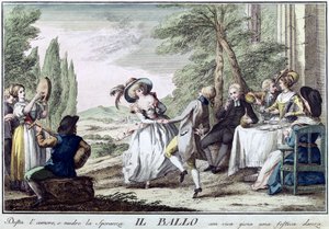 Tanec Tanec, 1790. od Giuseppe Piattoli