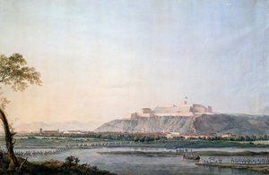 Francouzská armáda překračuje Scrivia, obraz Giuseppe Pietro Bagetti (1764-1831), napoleonské války, Itálie