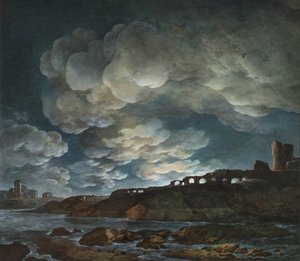 Úplněk nad mořem, 1800-1810.