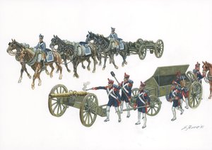 První císařství: Gribeauvalův dělostřelecký systém Jeana Baptista de Gribeauvala (1715-1789), který za Ludvíka XV. reorganizoval dělostřelectvo - První císařství: Gribeauvalův systém zavedl od roku 1765 do francouzského dělostřelectva zdokonalenou technolo od Giuseppe Rava