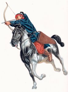 Jezdecký lučištník armády Čao od Giuseppe Rava