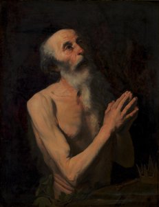 Onuphrius poustevník od Giuseppe Ribera