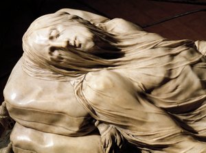 Zahalený Kristus od Giuseppe Sanmartino