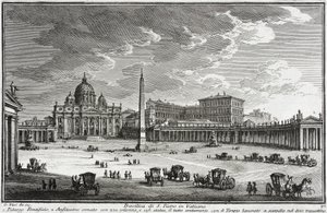 Bazilika Saint Peters, Vatikán, kolem roku 1753