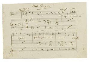 Autogram: Opera Ernani, Finalarie Solingo, errante e misero. Počátek 40. let 19. století