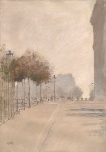 Pohled na Paříž od Giuseppe de Nittis