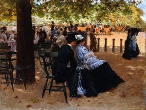 Na závodní dráze, 1874 od Giuseppe or Joseph de Nittis