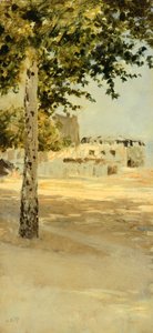 Poblíž Paříže, od Giuseppe de Nittis, olej na plátně od Giuseppe or Joseph de Nittis