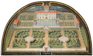 Villa Medicea La Petraia (středověké jádro, sídlo rodiny Brunelleschi; 1575–89 pro Ferdinanda I.