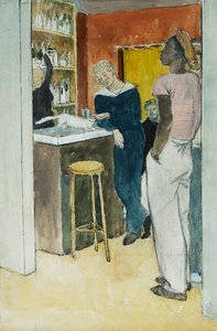 Bistro, Havre od Glyn Warren Philpot