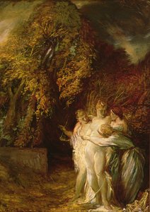 Diana a Acteon (olej na plátně) od Glyn Warren Philpot