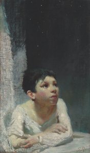 Malý Španěl, c. 1909 (olej na plátně) od Glyn Warren Philpot