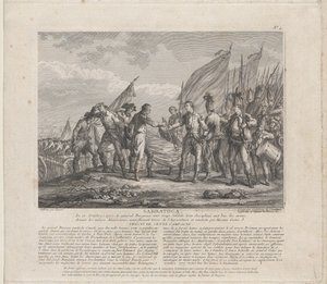 Sarratoga [sic] 17. října 1777, ca. 1777. od Godefroy