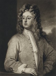 Francis Godolphin, hrabě z Godolphin (litho) od Godfrey (after) Kneller