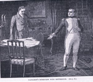 Napoleonův rozhovor s Metternichem