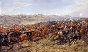 Poplatek těžké brigády v bitvě u Balaclavy, 25. října 1854, 1897
