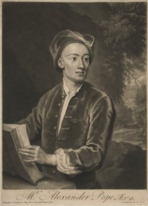 Alexander Pope, hospoda. 1716 od Godfrey Kneller