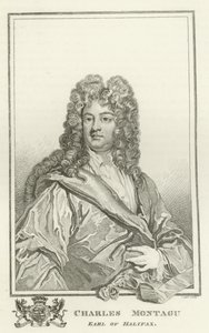 Charles Montagu, hrabě z Halifaxu od Godfrey Kneller