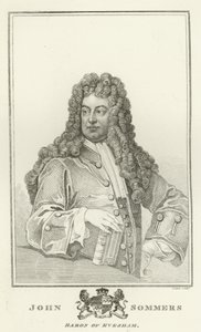 John Sommers, baron z Eveshamu od Godfrey Kneller