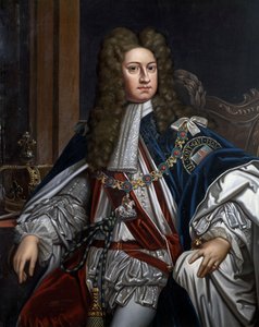 Portrét Jiřího I., krále Velké Británie (1660-1727) od Godfrey Kneller