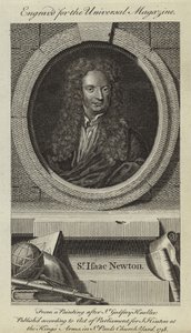 Sir Isaac Newton od Godfrey Kneller