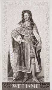 William III (1650-1702) z „Ilustrace anglické a skotské historie“ svazek II od Godfrey Kneller