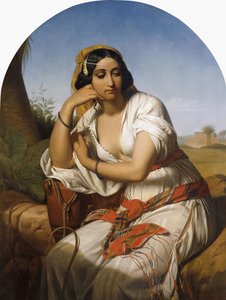 Beduínská žena, 1848 od Godfried Guffens