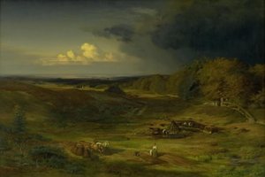 Krajina poblíž hradu Frederiksborg