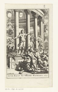 Titelpagina voor Alexander ab Alexander, Genialium dierum, deel 2, 1673 od Gonsales Appelmans (attributed to)