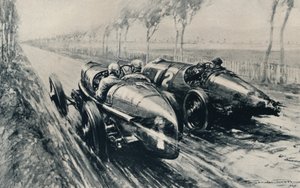 Závody na Grand Prix, Štrasburk 1922, 1937 od Gordon Crosby