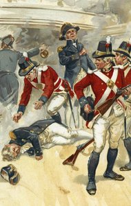 Admirál Lord Nelson byl smrtelně zraněn v bitvě u Trafalgaru od Gordon Frederick Browne