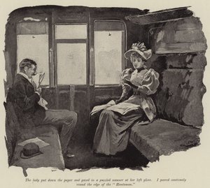 Ilustrace k filmu Jen krátký příběh od Arthura Hughese od Gordon Frederick Browne