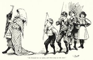 Ilustrace k Příběhu hledačů pokladů od E Nesbita (litho) od Gordon Frederick Browne