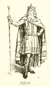 král Alfréd Veliký od Gordon Frederick Browne
