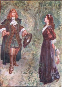 "Nyní jsem podle vašich představ bratrancem?", od Lorna Doone pub.by W & R Chambers Ltd, 1921 od Gordon Frederick Browne