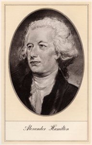 Alexander Hamilton , americký politik, počátek 20. století.