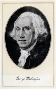 George Washington, první prezident Spojených států, počátek 20. století.