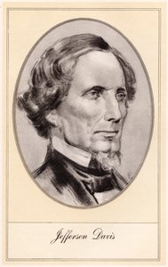 Jefferson Davis , americký voják a politik, počátek 20. století od Gordon Ross