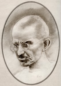 Mohandas Karamchand Gandhi, z Živé biografie náboženských vůdců od Gordon Ross
