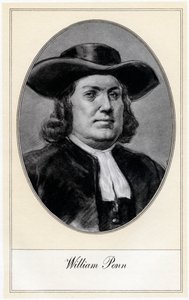 William Penn, zakladatel Pensylvánie, počátek 20. století.