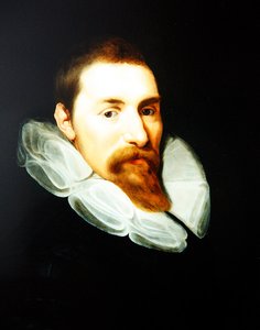 Portrét gentlemana (olej na desce) od Gortzius (style of) Geldorp