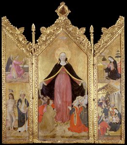 Triptych Madony milosrdenství od Gottardo Scotti